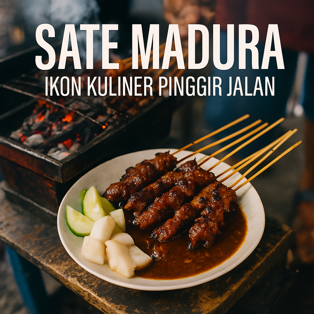 Sate Madura Ikon Kuliner Pinggir Jalan