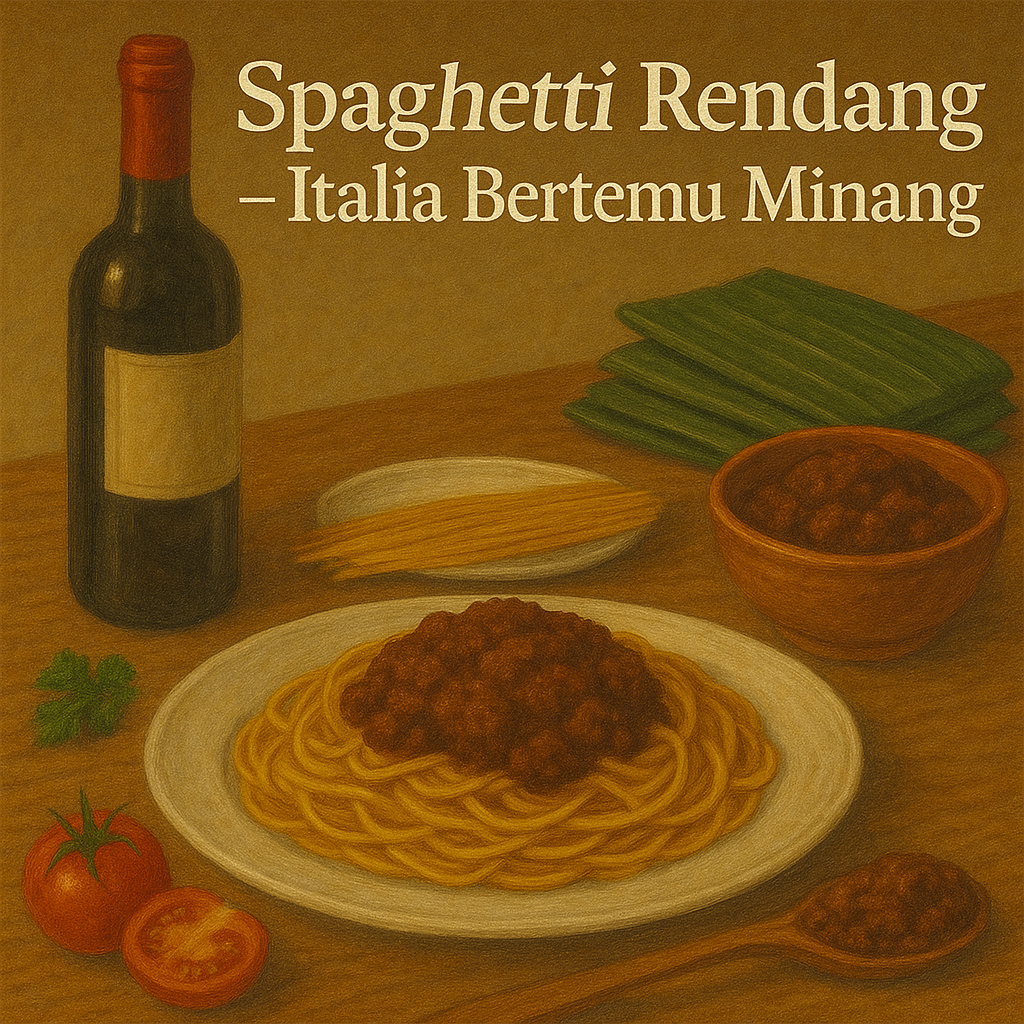 Spaghetti Rendang – Italia Bertemu Minang