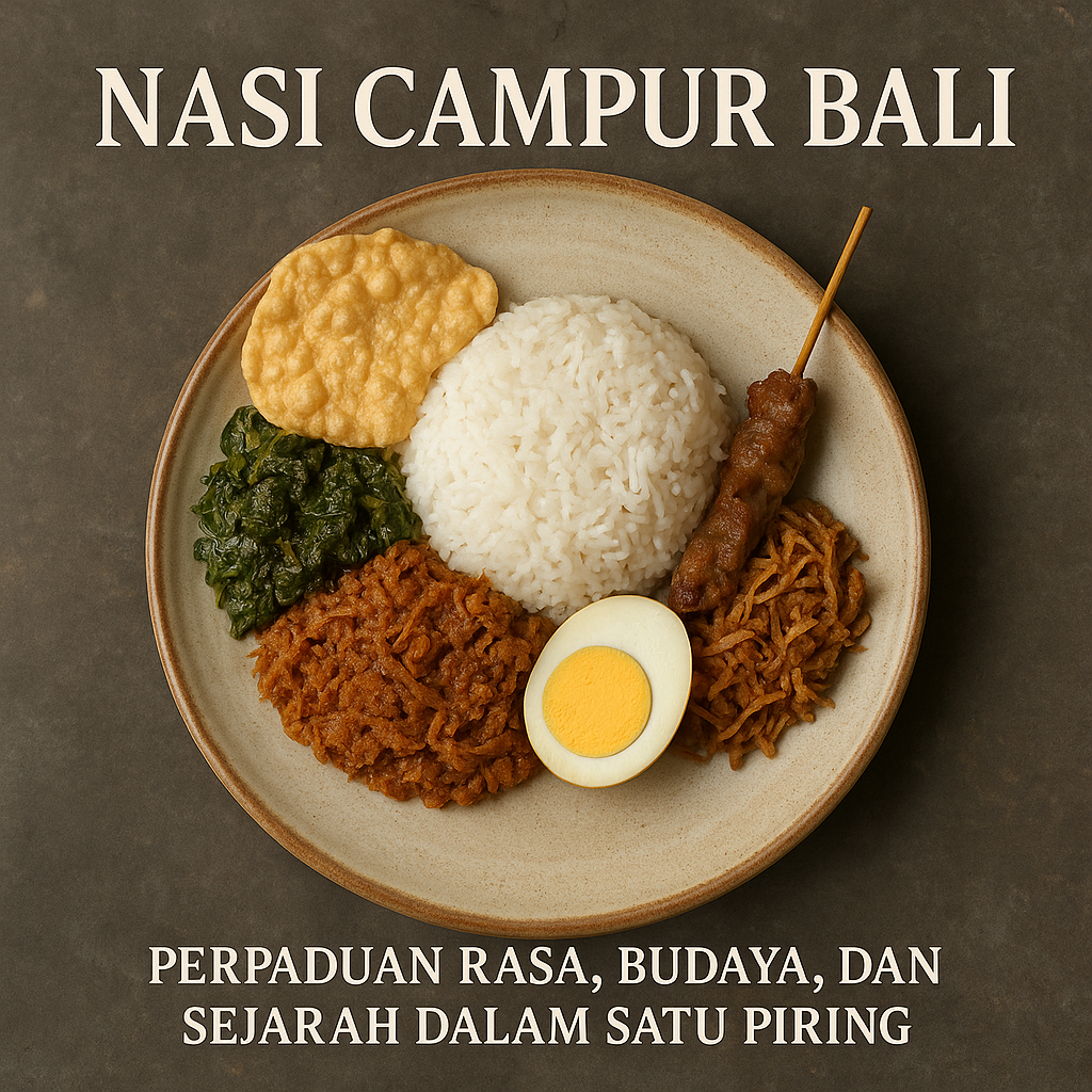 Nasi Campur Bali Perpaduan Rasa, Budaya, dan Sejarah dalam Satu Piring