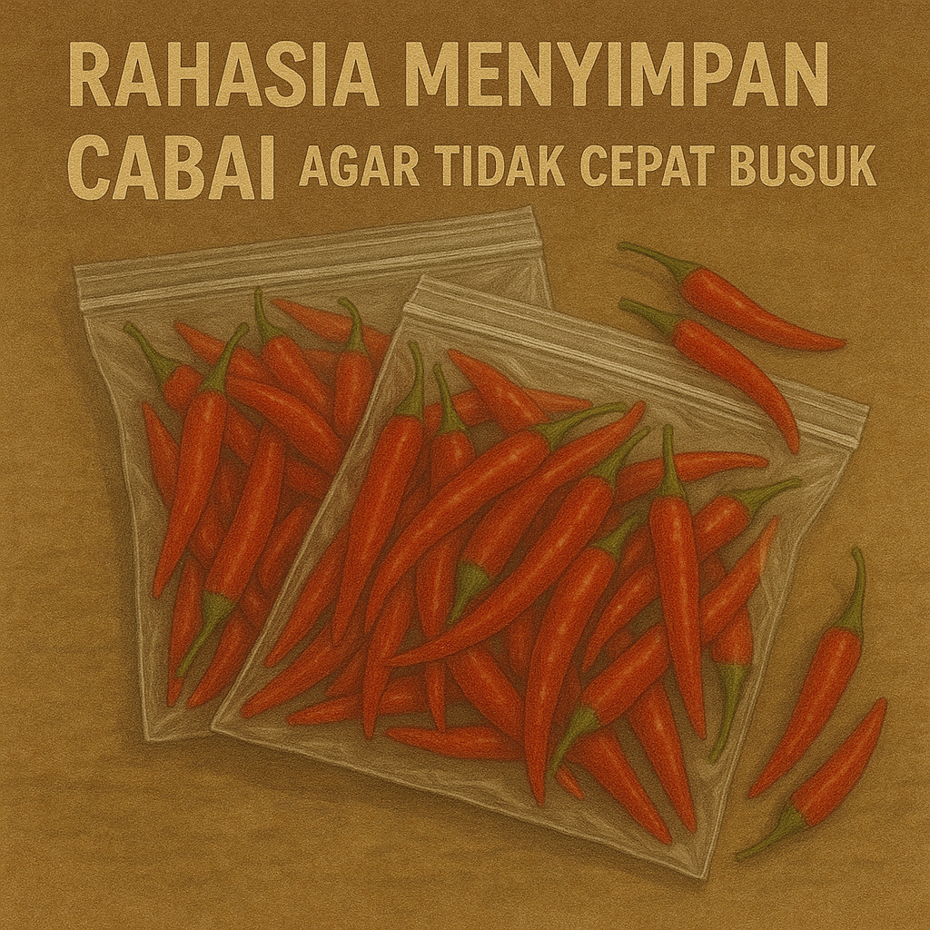 Rahasia Menyimpan Cabai agar Tidak Cepat Busuk