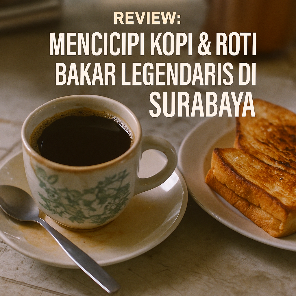 Review Mencicipi Kopi &amp; Roti Bakar Legendaris di Surabaya