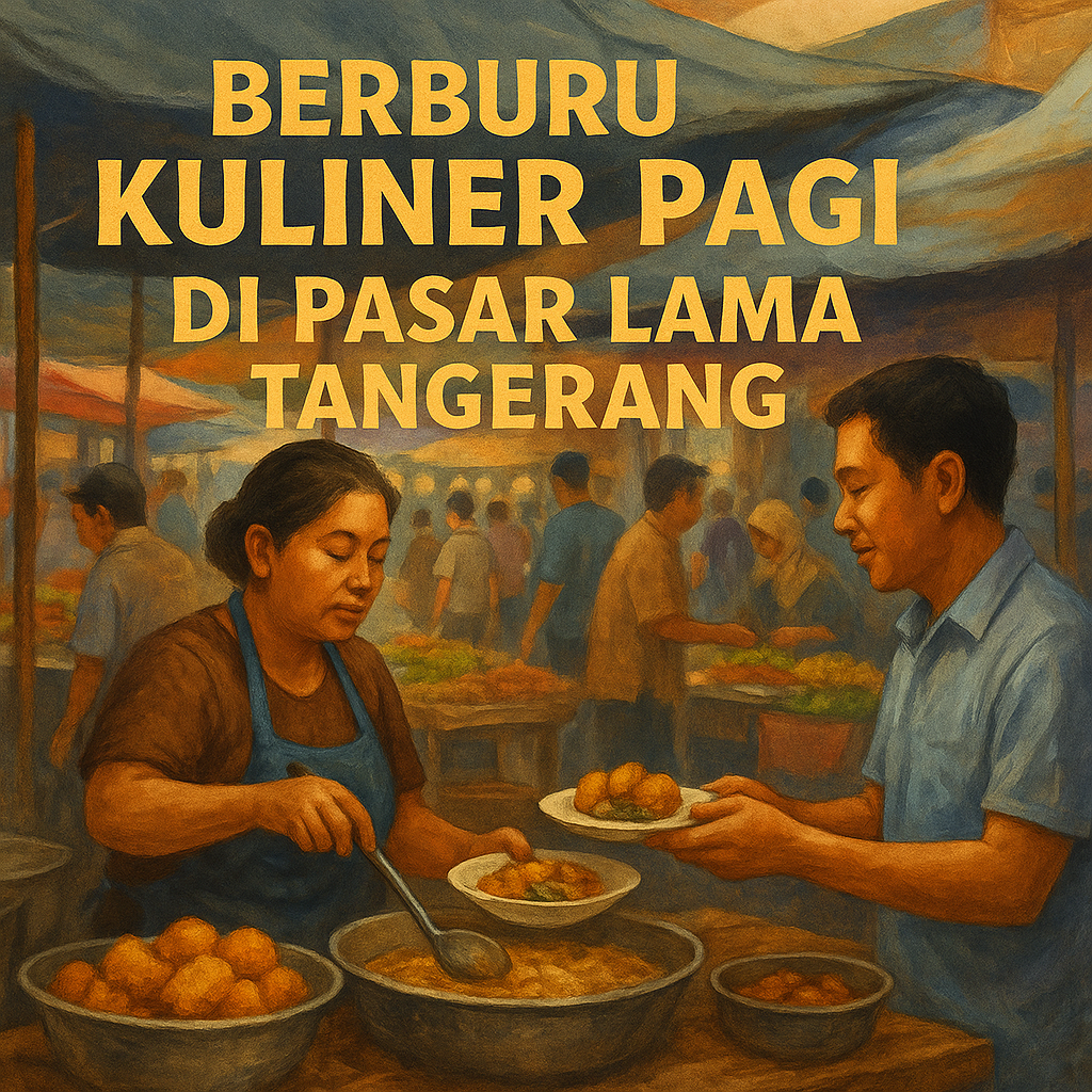 Berburu Kuliner Pagi di Pasar Lama Tangerang