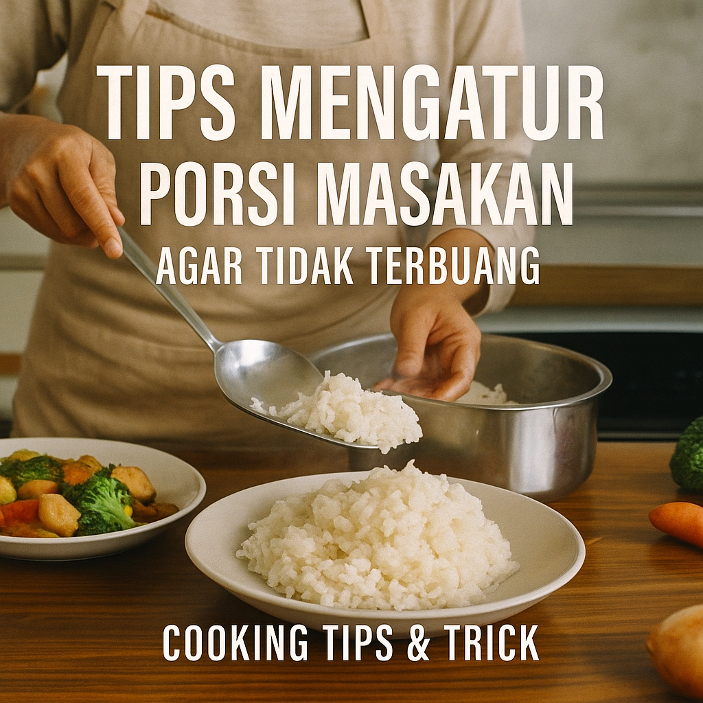 Tips Mengatur Porsi Masakan Agar Tidak Terbuang