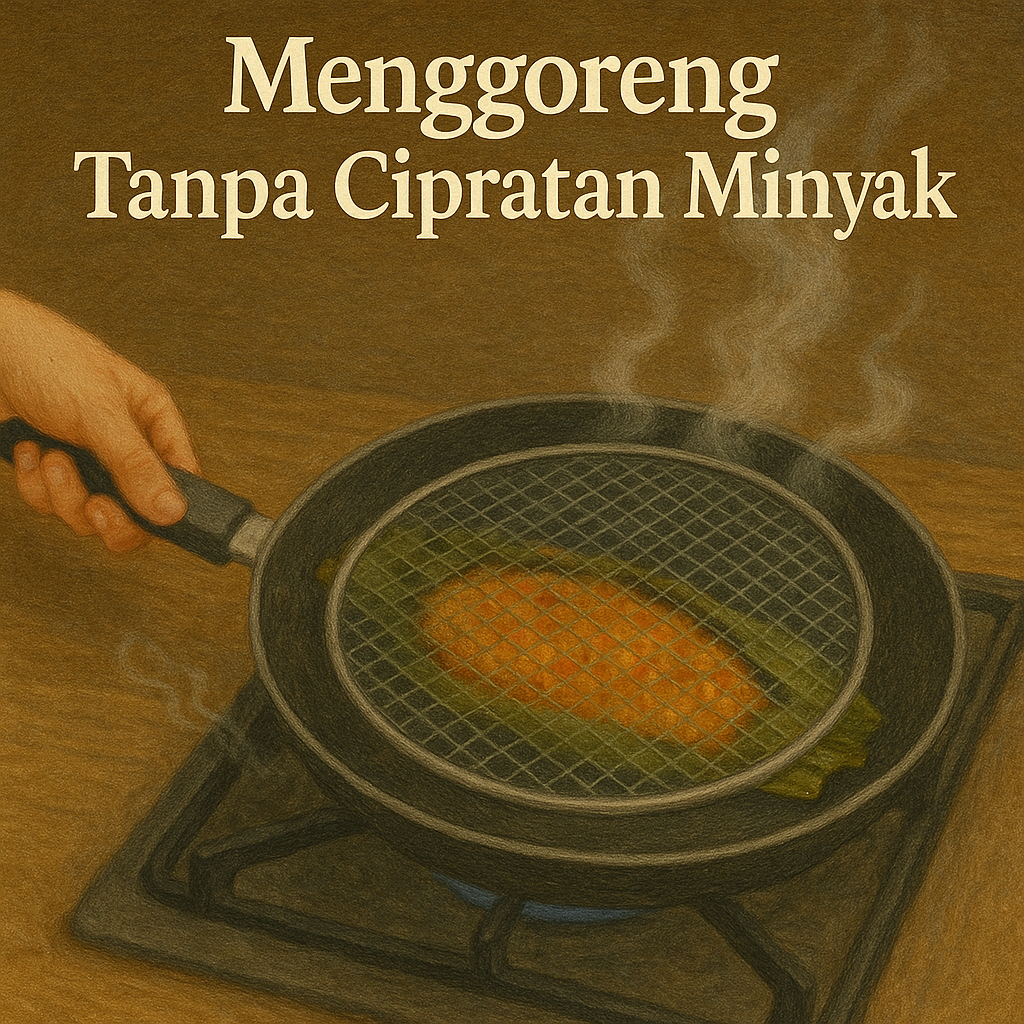 Menggoreng Tanpa Cipratan Minyak