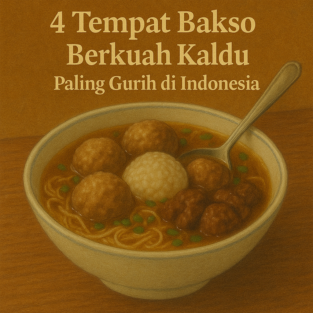 4 Tempat Bakso Berkuah Kaldu Paling Gurih di Indonesia