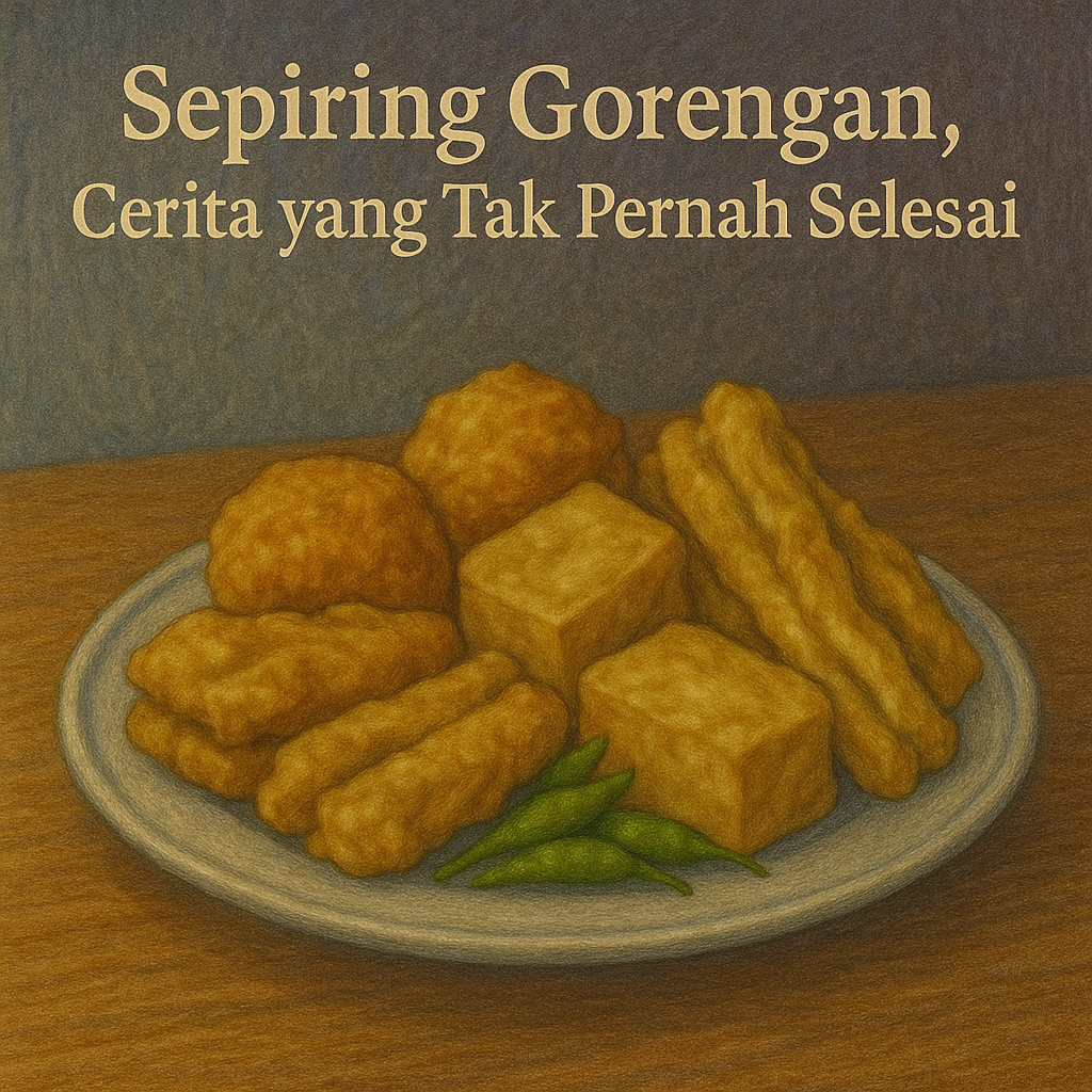 Sepiring Gorengan, Cerita yang Tak Pernah Selesai