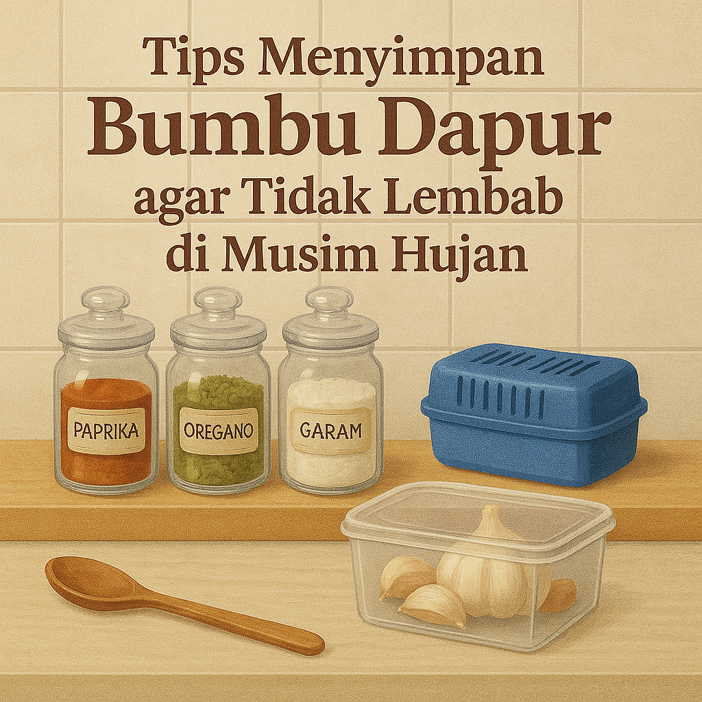 Tips Menyimpan Bumbu Dapur agar Tidak Lembab di Musim Hujan