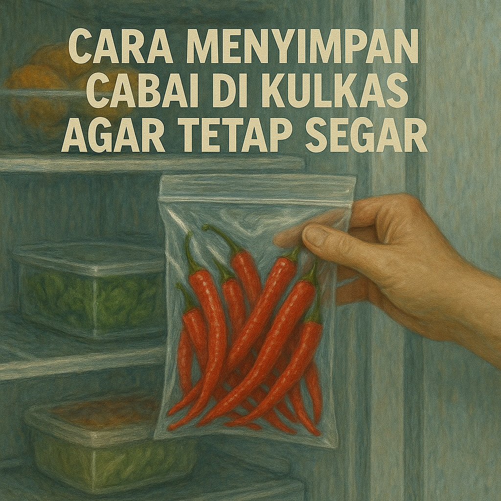 Cara Menyimpan Cabai di Kulkas agar Tetap Segar
