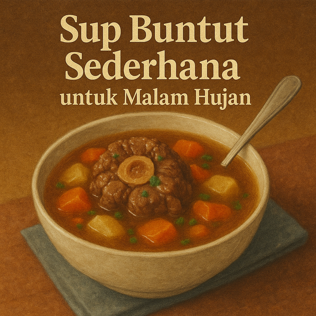 Sup Buntut Sederhana untuk Malam Hujan