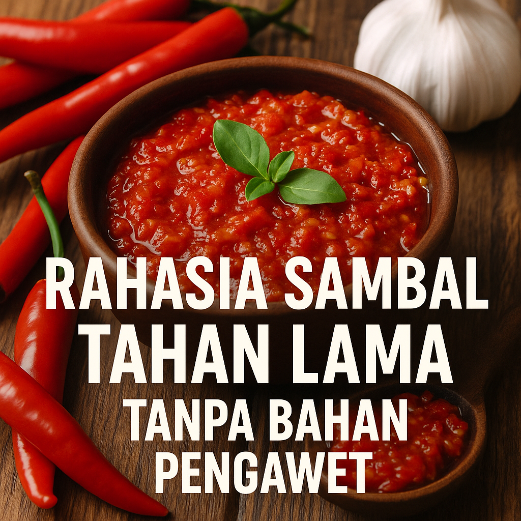 Rahasia Sambal Tahan Lama Tanpa Bahan Pengawet