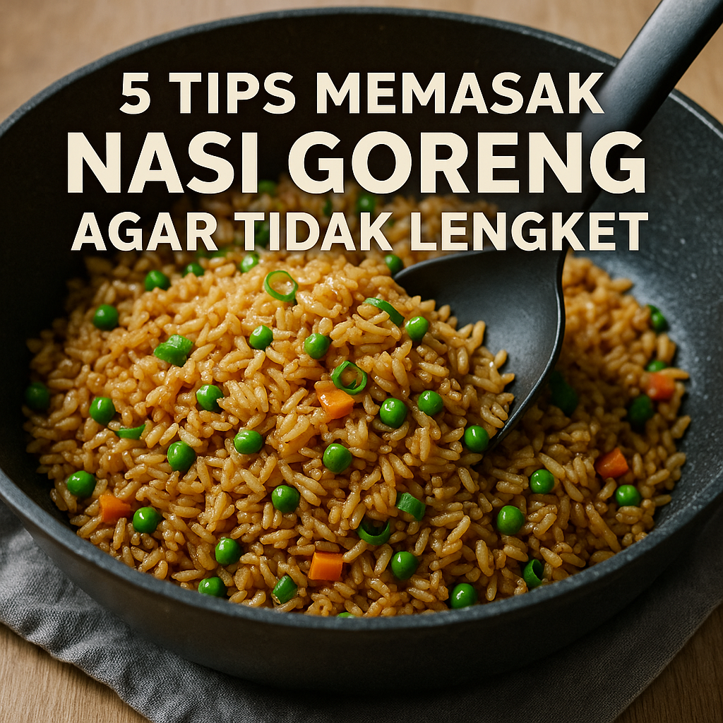 5 Tips Memasak Nasi Goreng Agar Tidak Lengket
