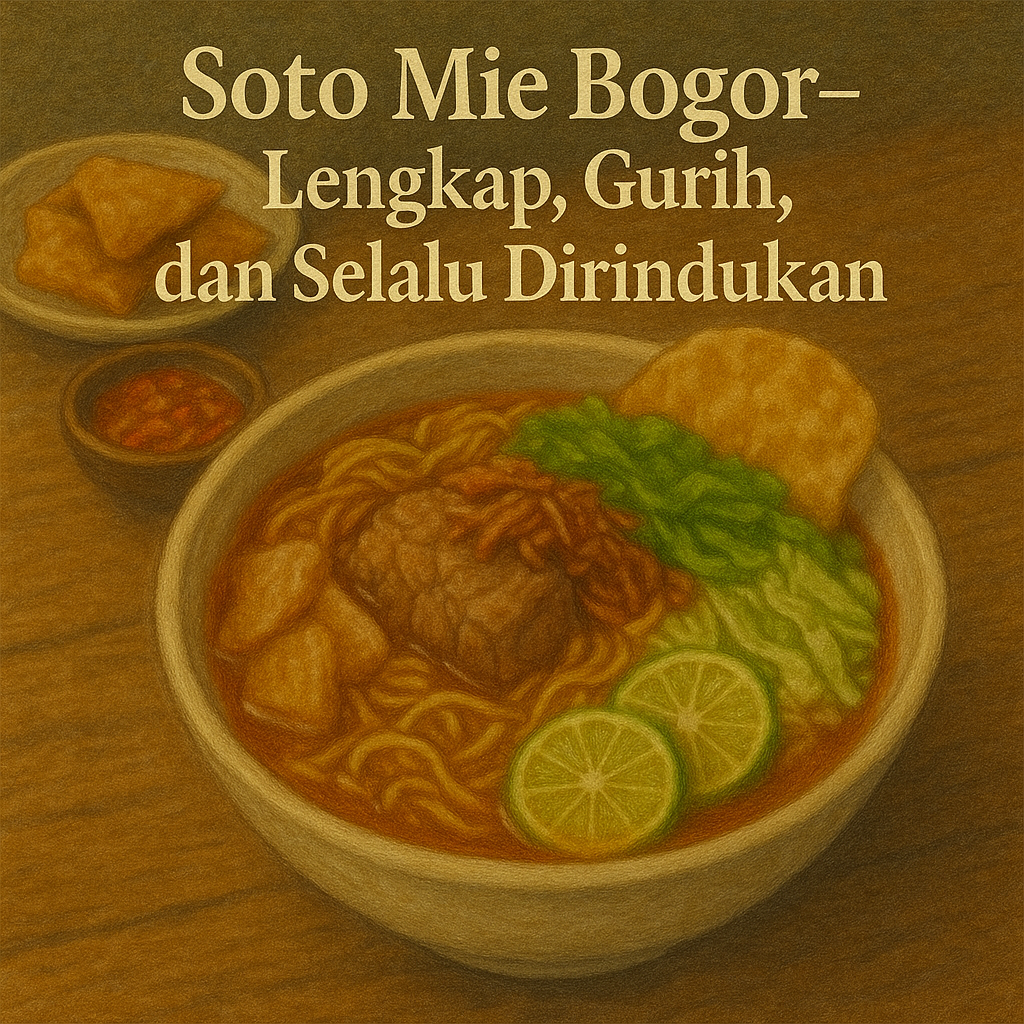 Soto Mie Bogor – Lengkap, Gurih, dan Selalu Dirindukan