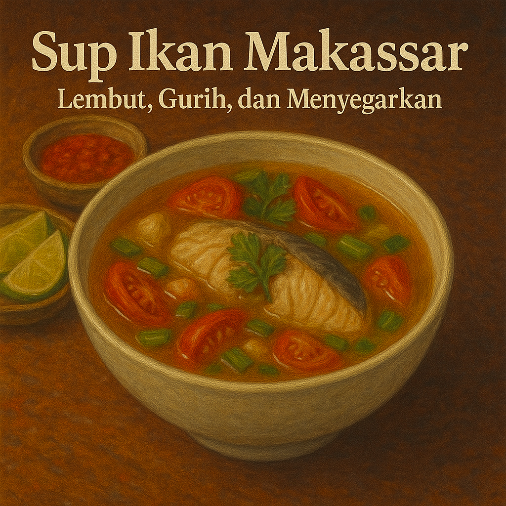 Sup Ikan Makassar – Lembut, Gurih, dan Menyegarkan