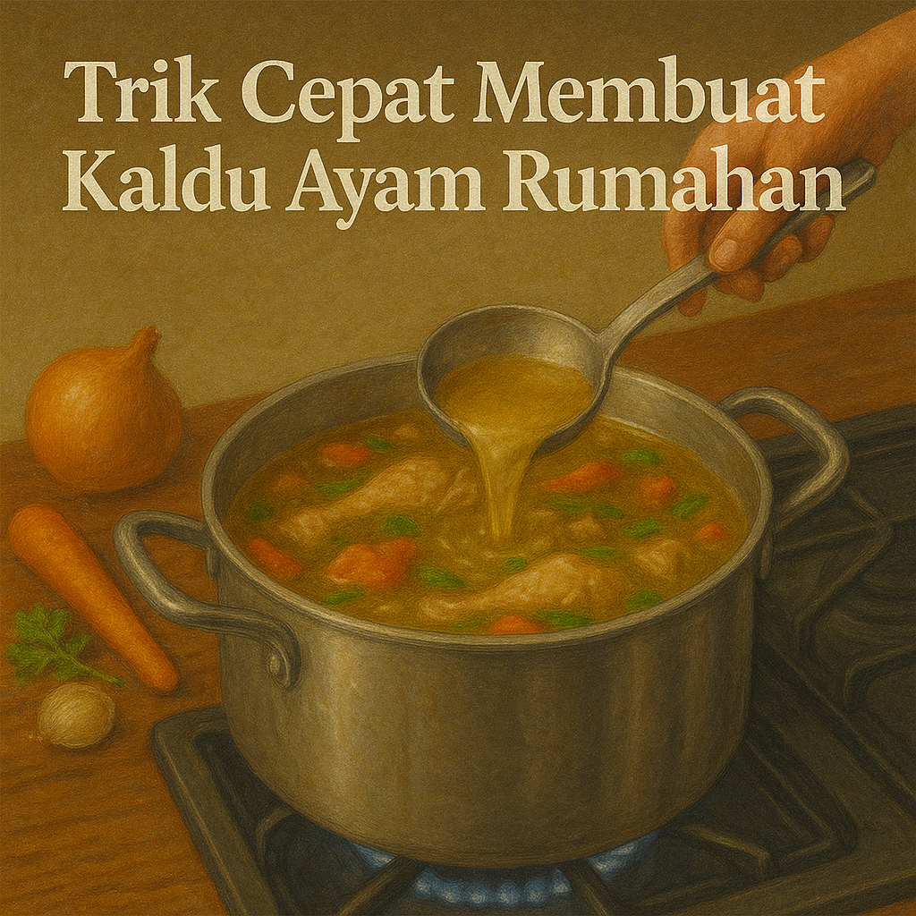 Trik Cepat Membuat Kaldu Ayam Rumahan