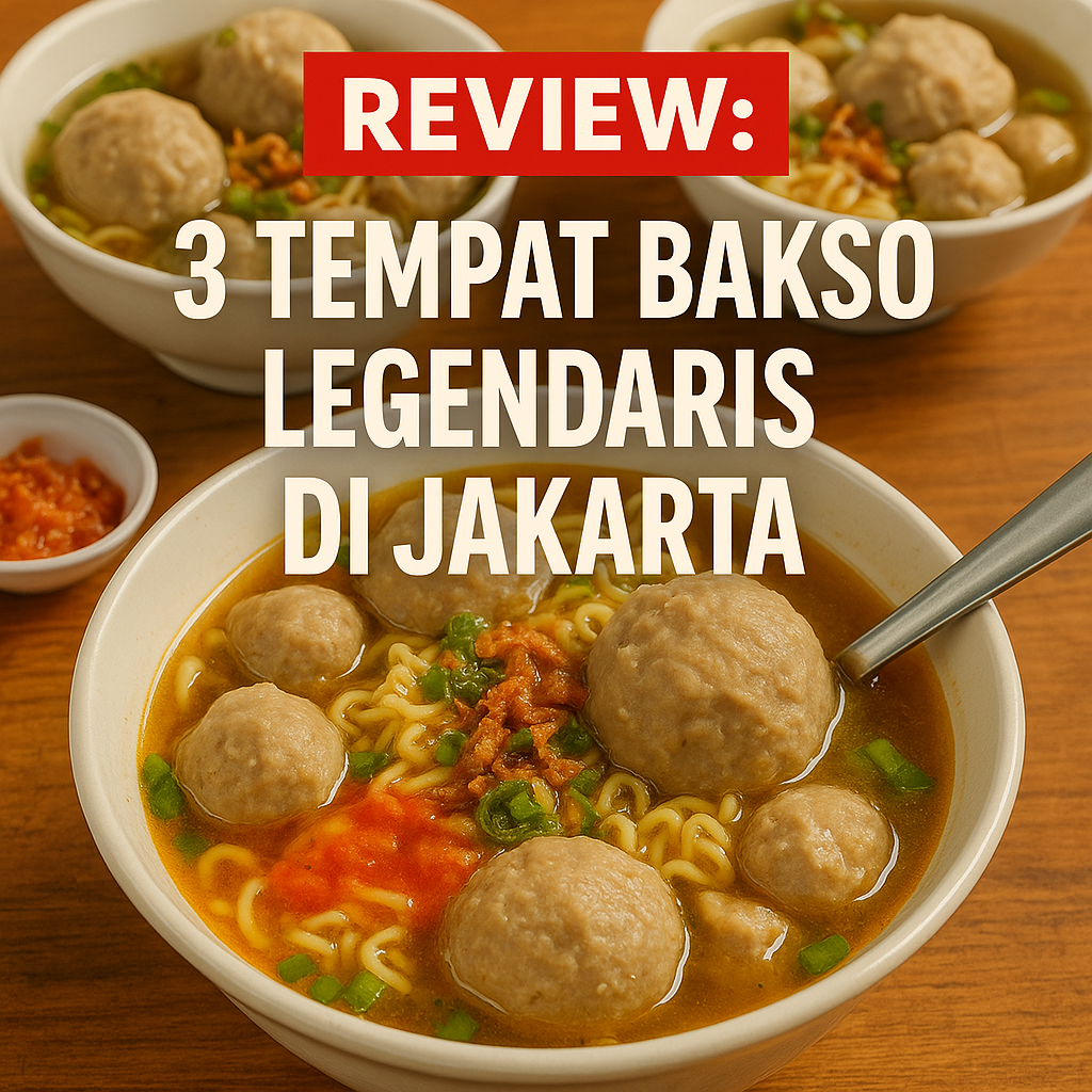 Review: 3 Tempat Bakso Legendaris di Jakarta