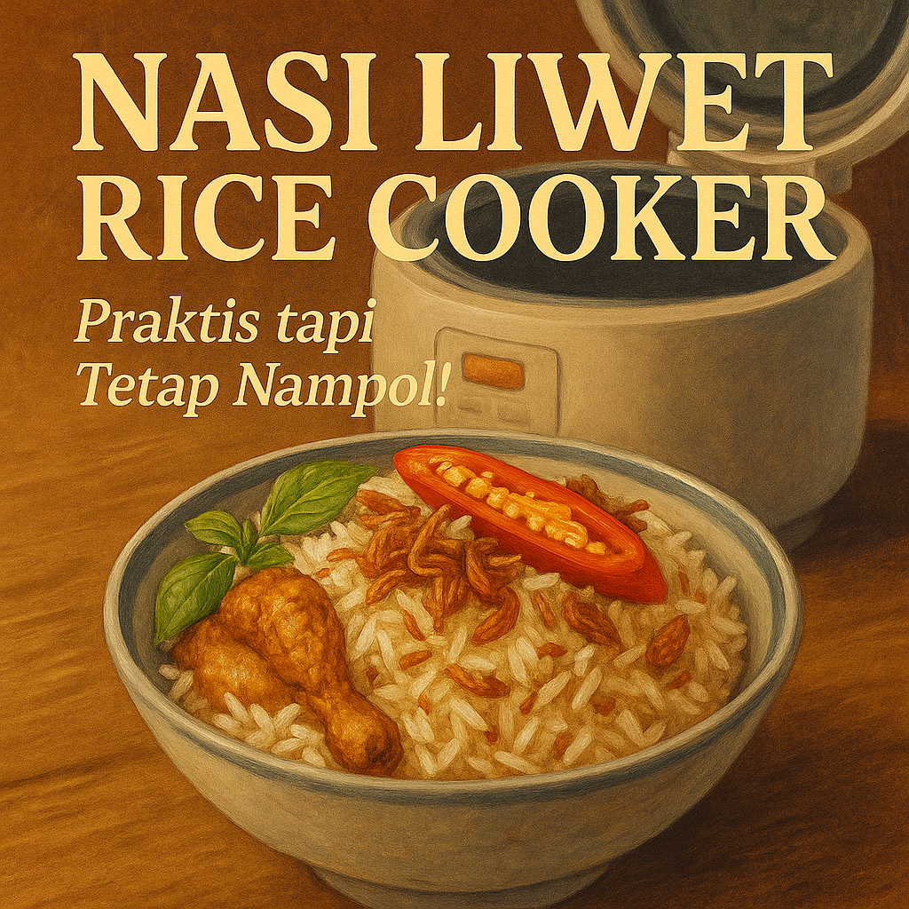Nasi Liwet Rice Cooker, Praktis tapi Tetap Nampol!