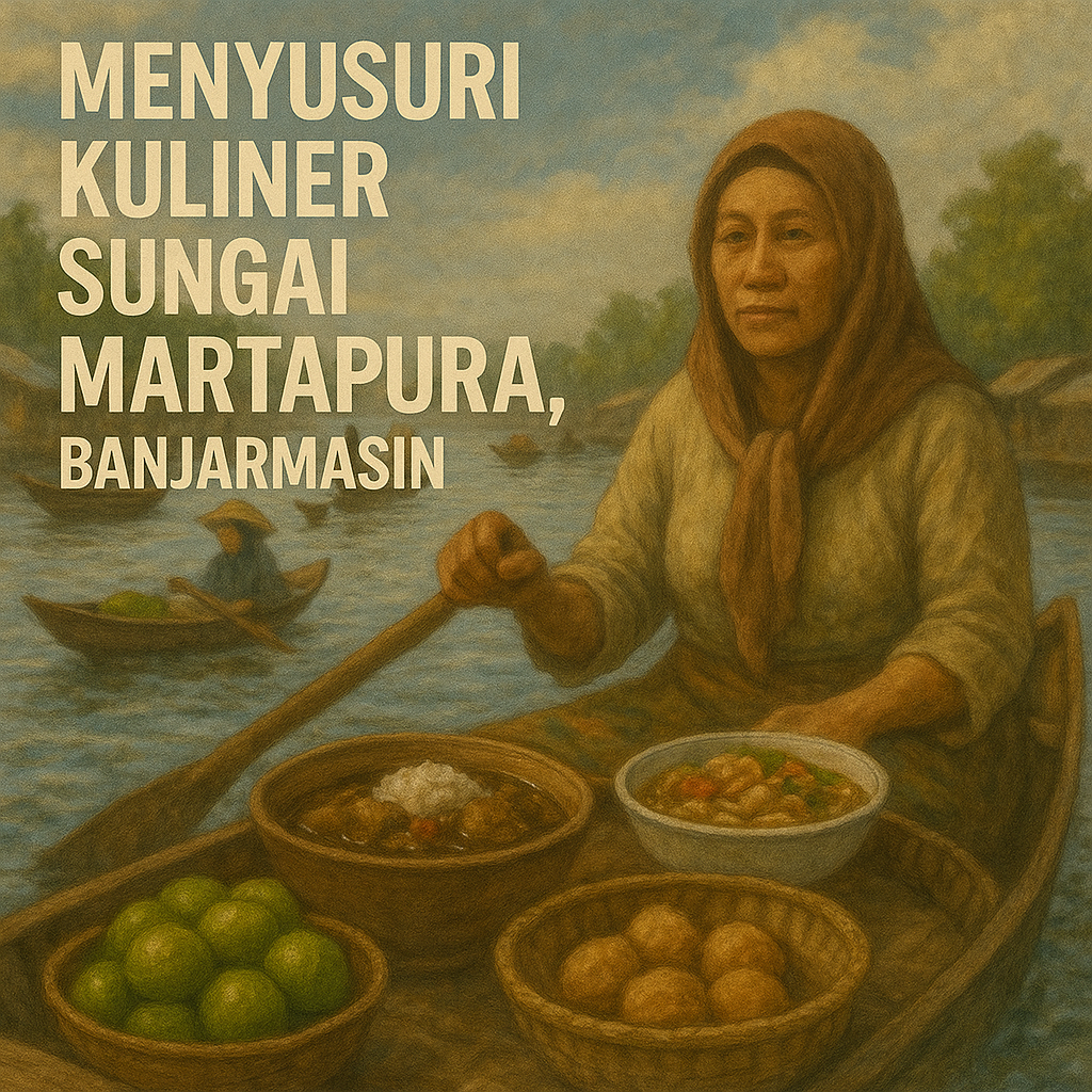 Menyusuri Kuliner Sungai Martapura, Banjarmasin