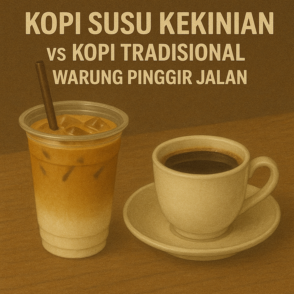 Kopi Susu Kekinian vs Kopi Tradisional Warung Pinggir Jalan