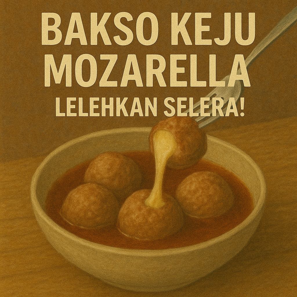 Bakso Keju Mozarella – Lelehkan Selera!