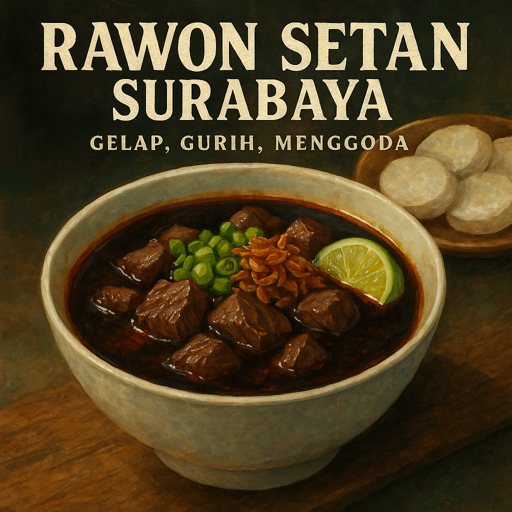 Rawon Setan Surabaya – Gelap, Gurih, Menggoda