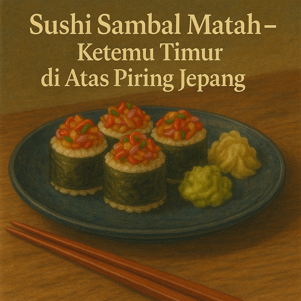Sushi Sambal Matah – Ketemu Timur di Atas Piring Jepang