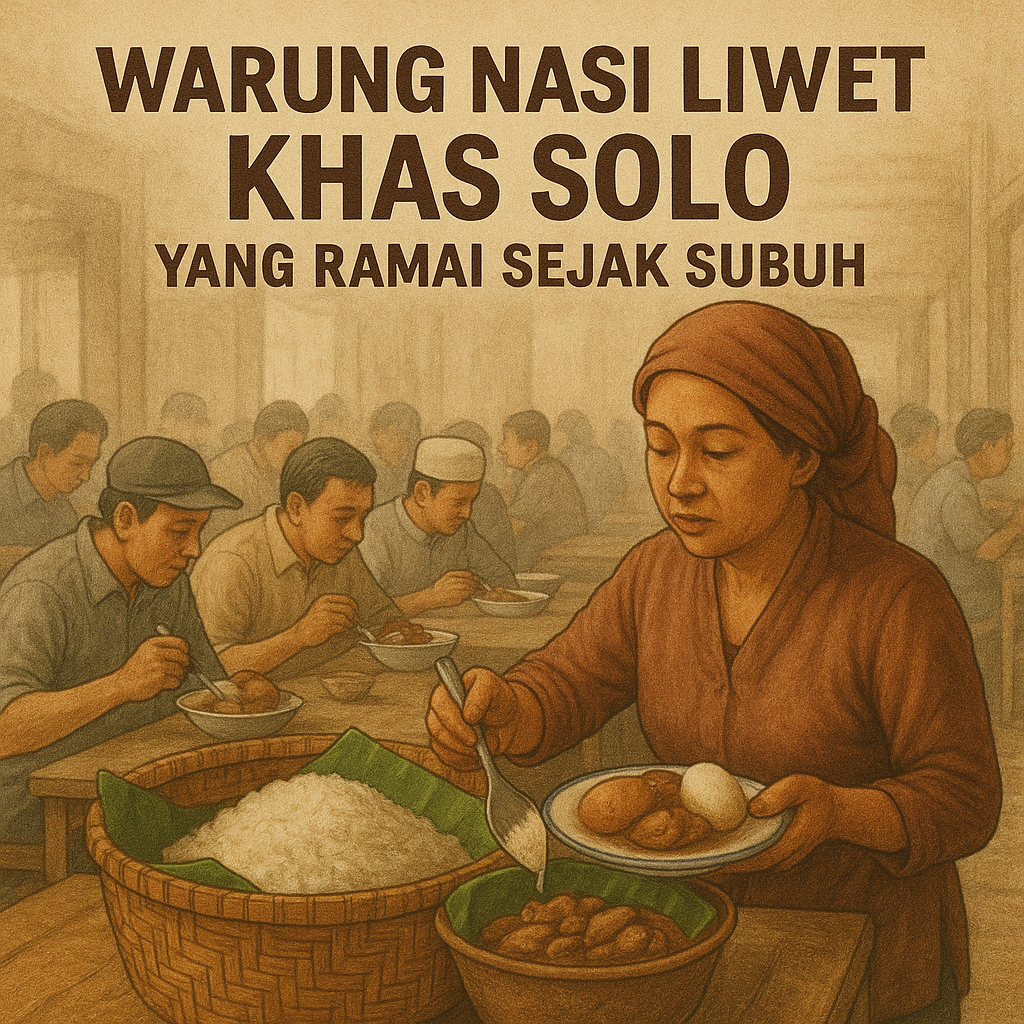 Warung Nasi Liwet Khas Solo yang Ramai Sejak Subuh
