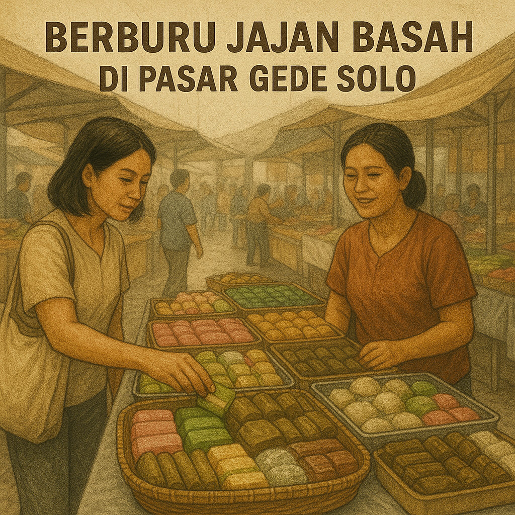 Berburu Jajan Basah di Pasar Gede Solo