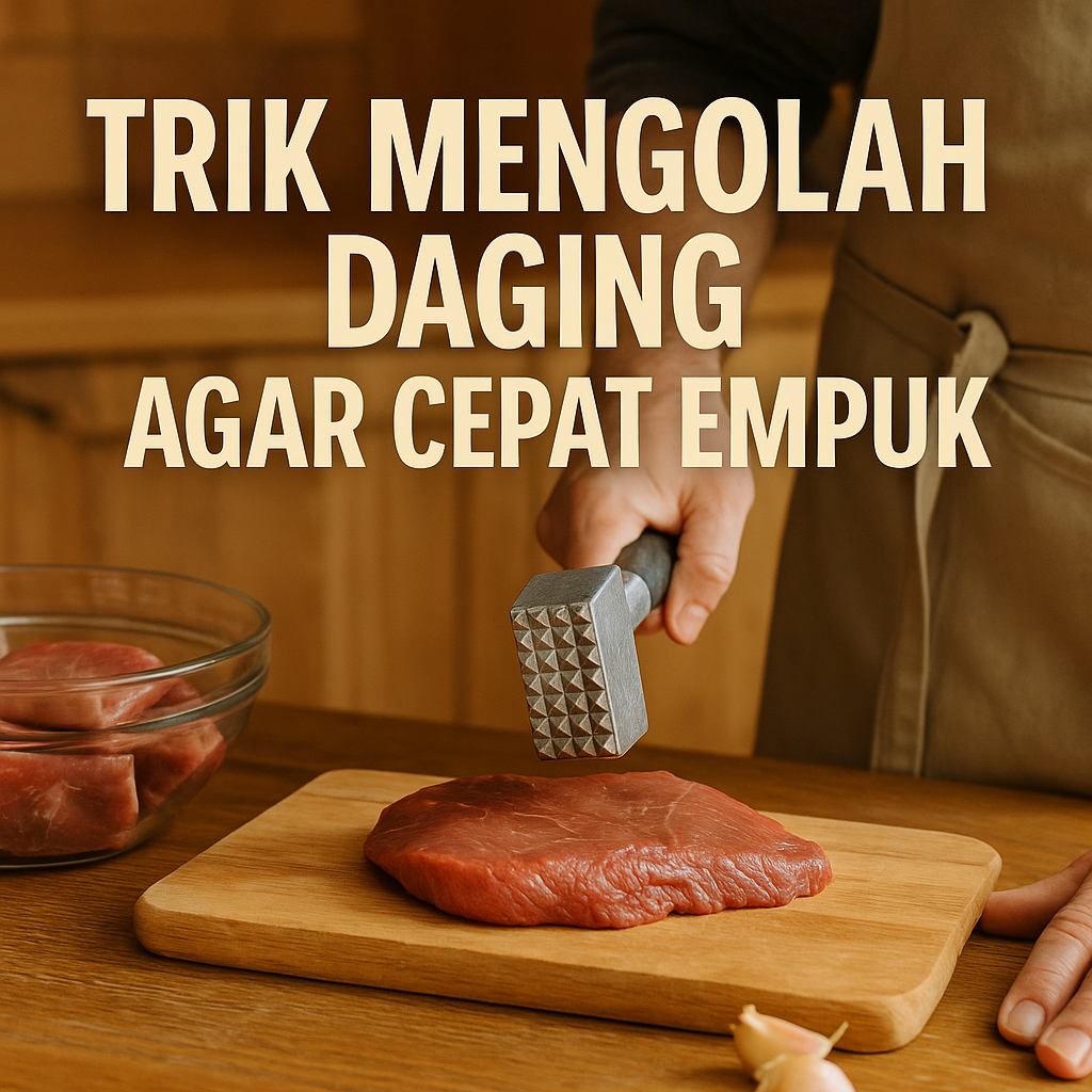Trik Mengolah Daging Agar Cepat Empuk