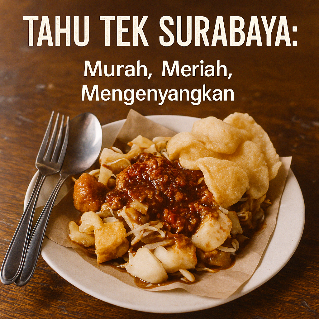 Tahu Tek Surabaya: Murah, Meriah, Mengenyangkan