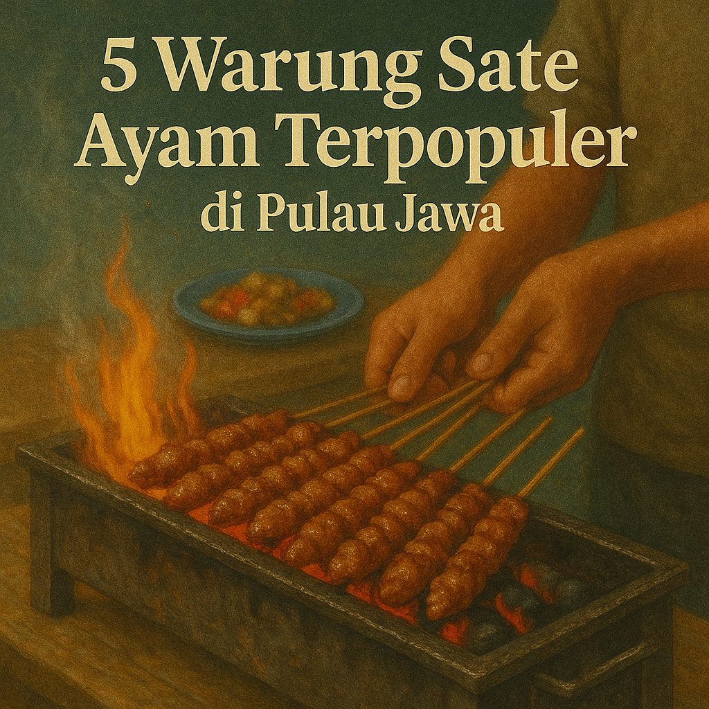 5 Warung Sate Ayam Terpopuler di Pulau Jawa