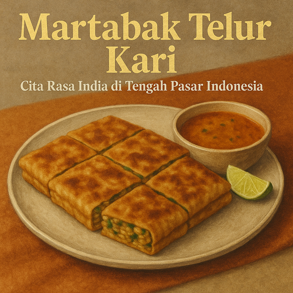 Martabak Telur Kari – Cita Rasa India di Tengah Pasar Indonesia