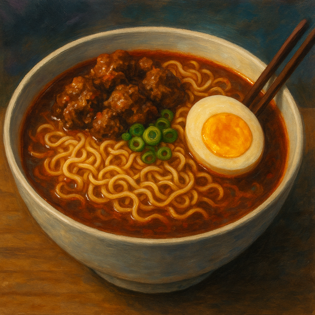 Ramen Kuah Rendang – Perpaduan Dua Dunia