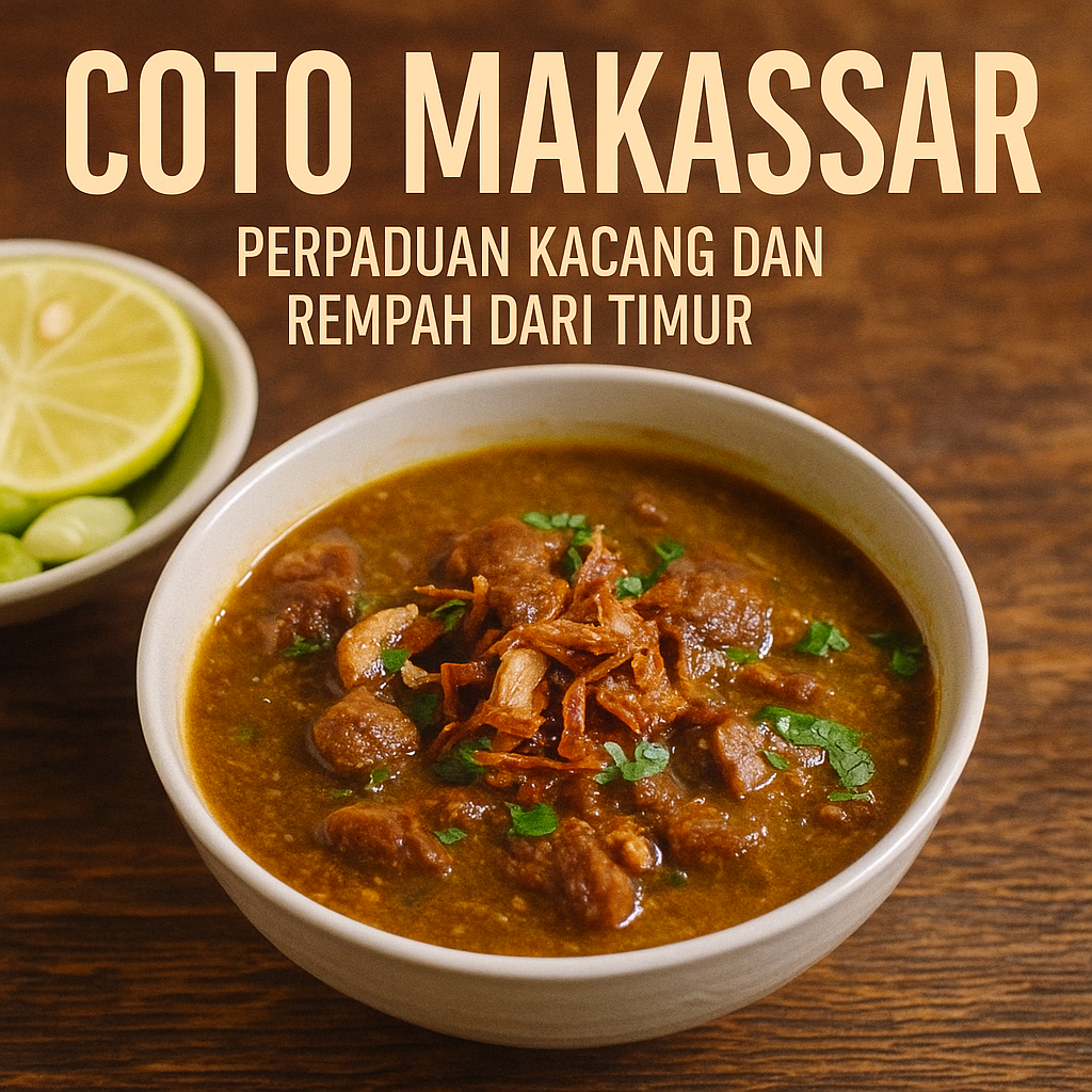Coto Makassar: Perpaduan Kacang dan Rempah dari Timu