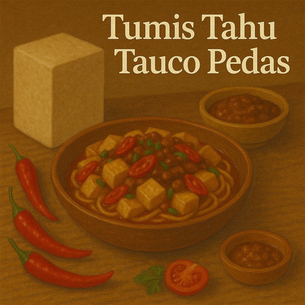Tumis Tahu Tauco Pedas